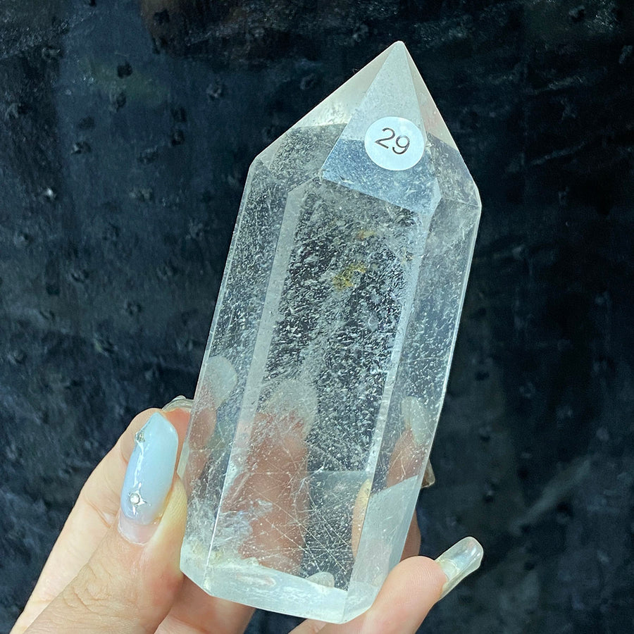 Rutilated Quartz Crystal Tower