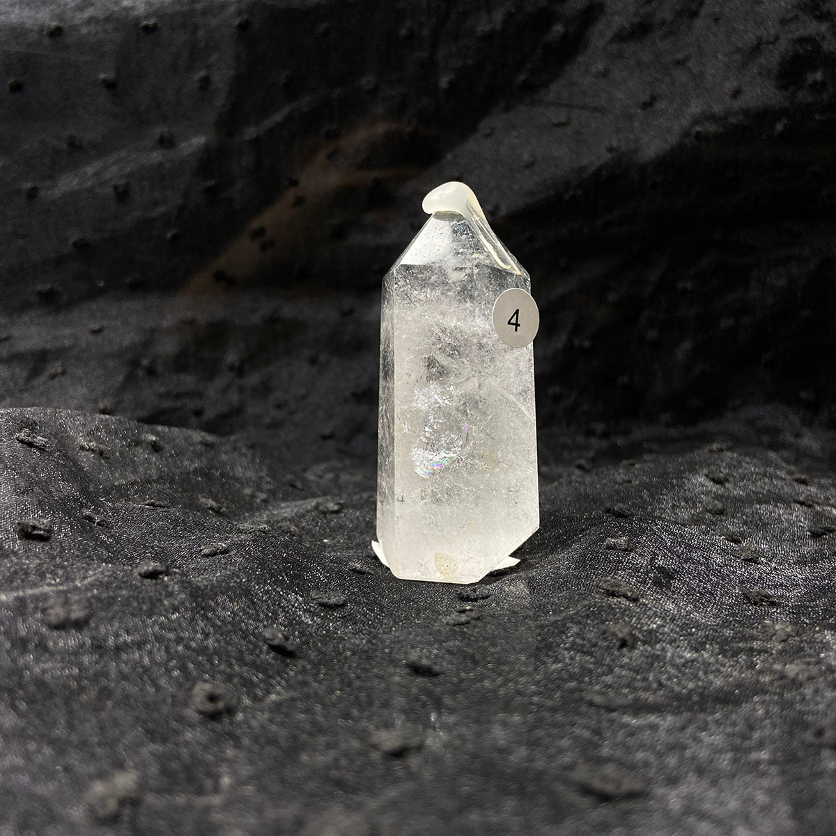 Natural Stone Green Phantom Crystal Tower Polished Garden Quartz Wand Reiki Healing Room Decor