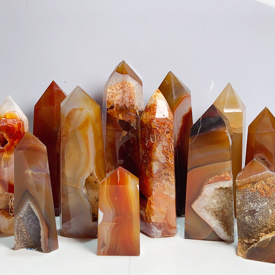 Carnelian Crystal Tower