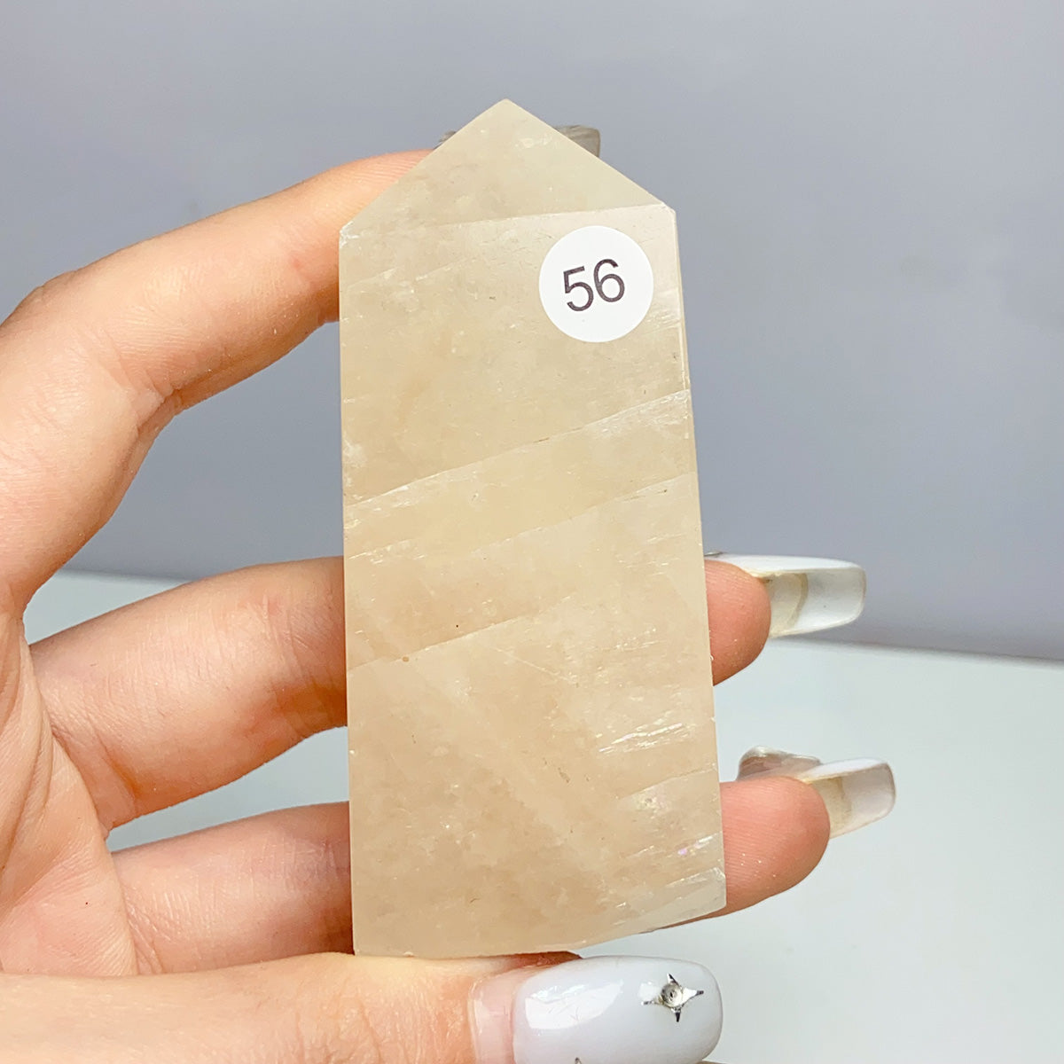 Honey Calcite With Fire Quartz Tower Ore Obelisk Mineral Healing Energy Home Decoration