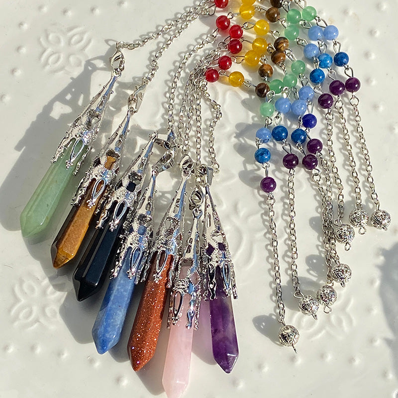 Different Materials Crystal Pendulum