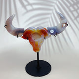 Natural Crystal Cluster Aagate Ox Dhead