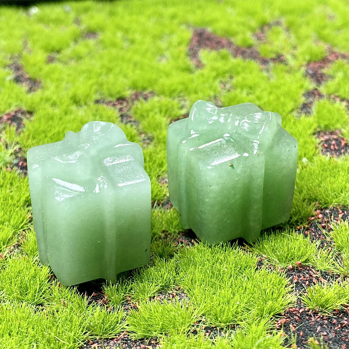 Christmas Crystal Carving Gift Gem Seven Chakras