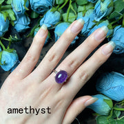 Different Materials Crystal Rings