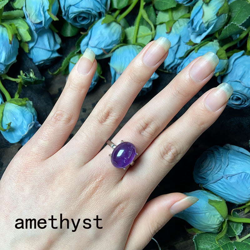 Different Materials Crystal Rings