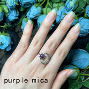 Different Materials Crystal Rings