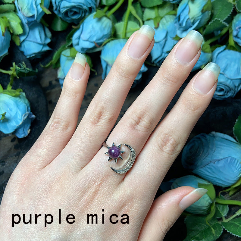 Different Materials Crystal Rings