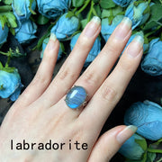 Different Materials Crystal Rings