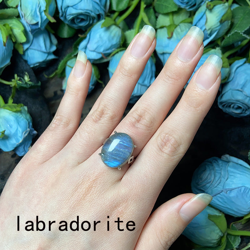 Different Materials Crystal Rings