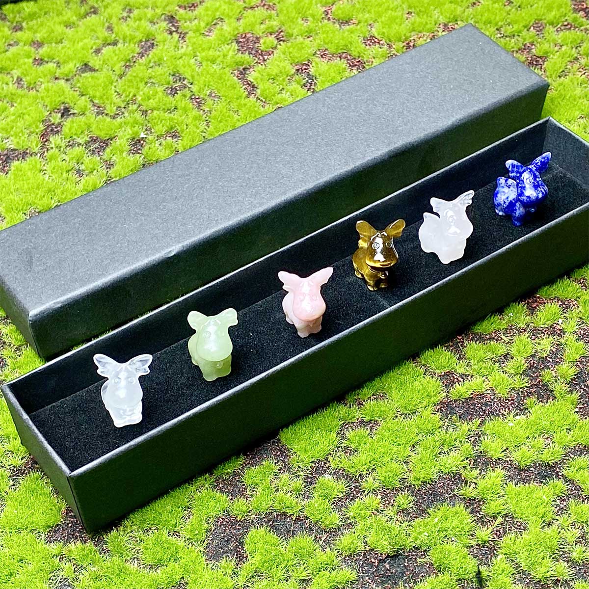 Christmas Crystal Carving Fawn Box Set