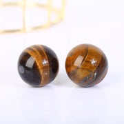 Natural Yellow Tiger-eye Crystal Sphere