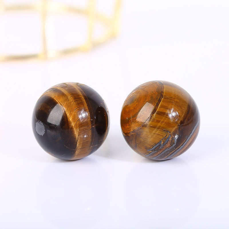 Natural Yellow Tiger-eye Crystal Sphere