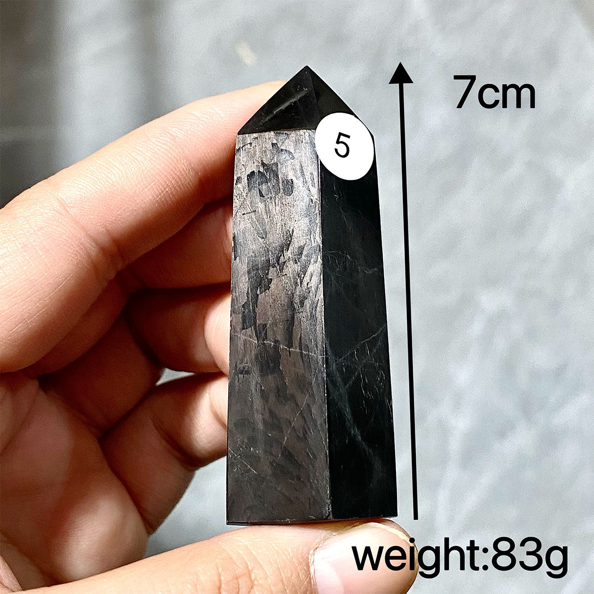 Hypersthene Crystal Tower Point