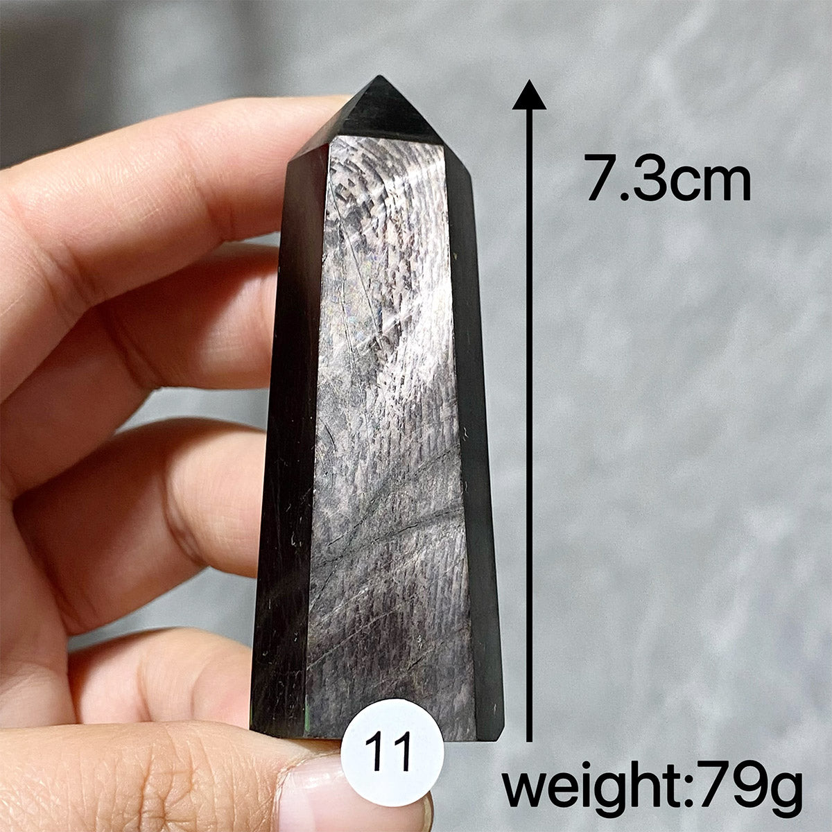 Hypersthene Crystal Tower Point