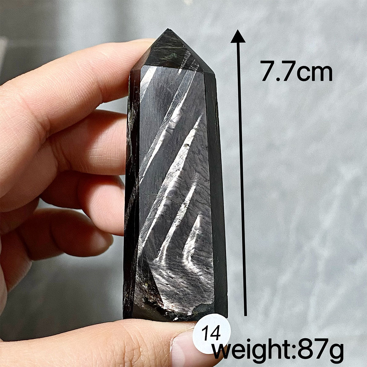 Hypersthene Crystal Tower Point