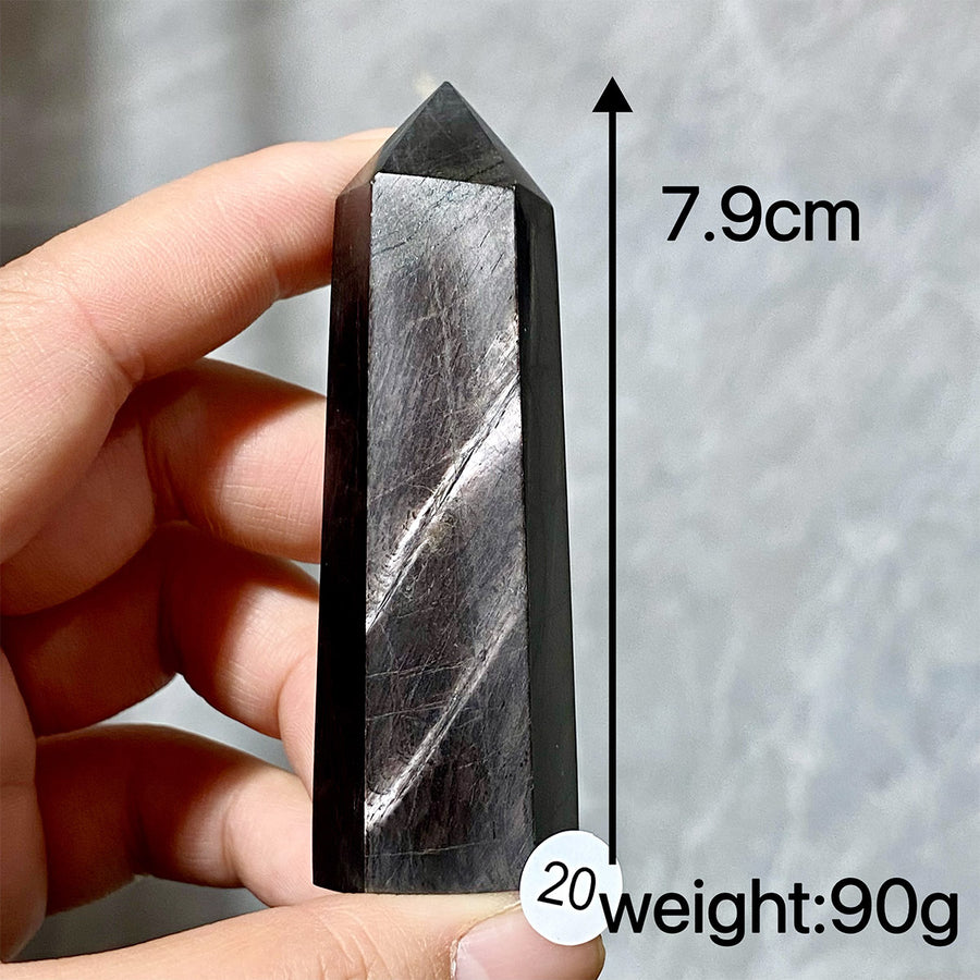 Hypersthene Crystal Tower Point