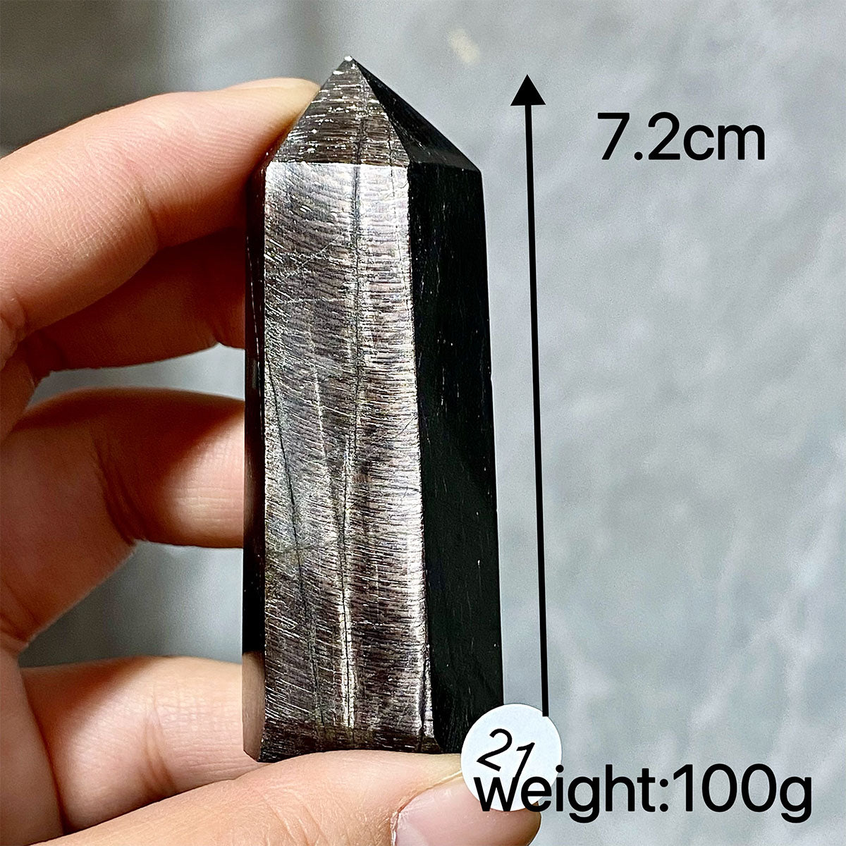 Hypersthene Crystal Tower Point