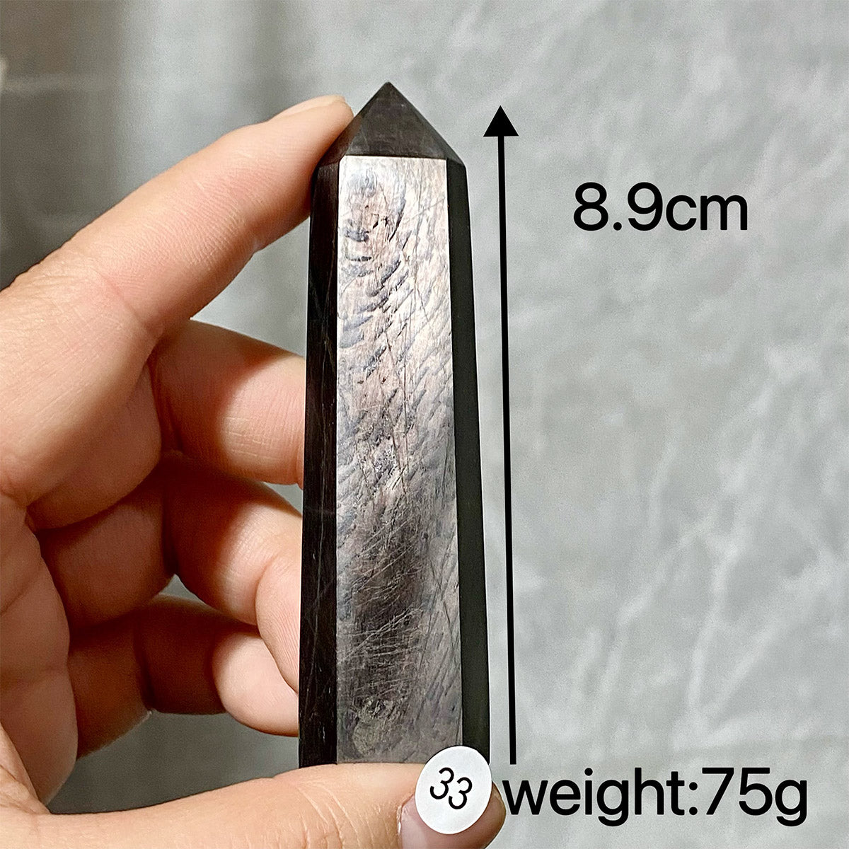 Hypersthene Crystal Tower Point