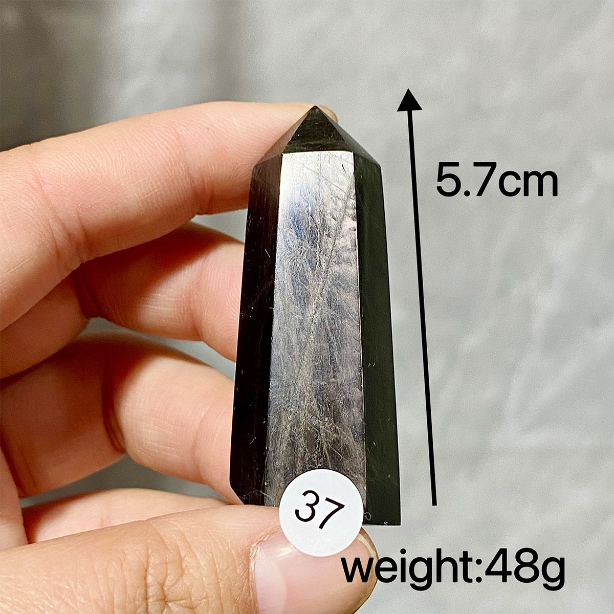 Hypersthene Crystal Tower Point