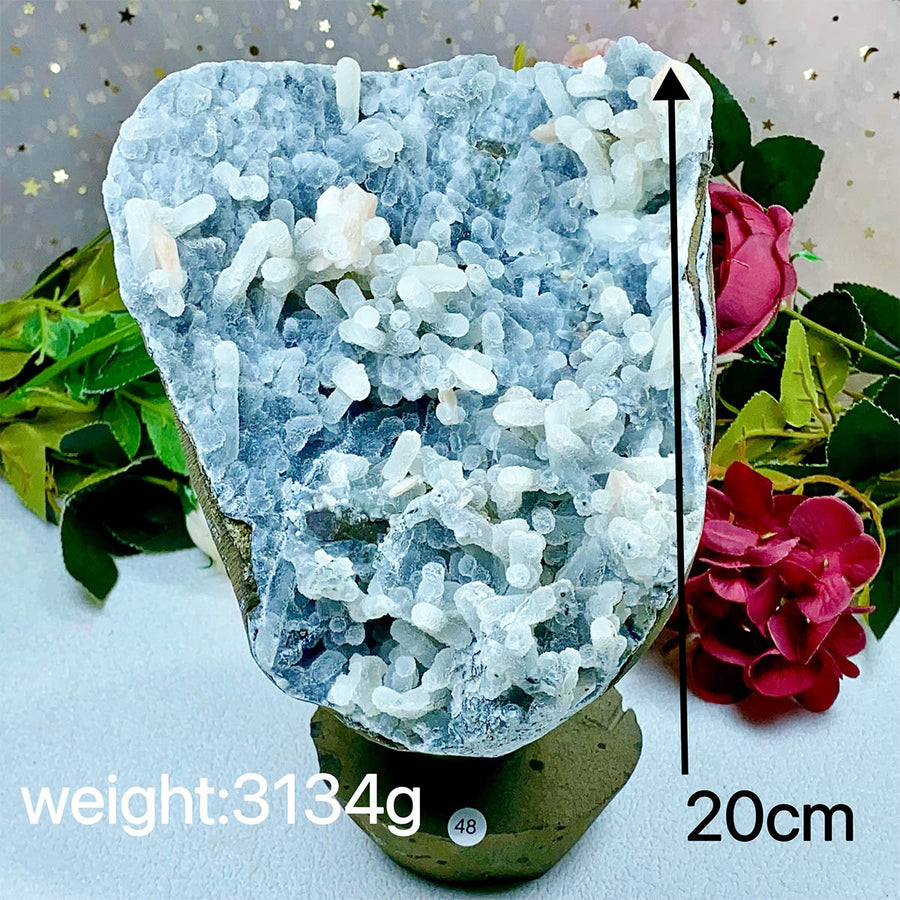 Apophyllite Crystal Mineral Specimen Freeform