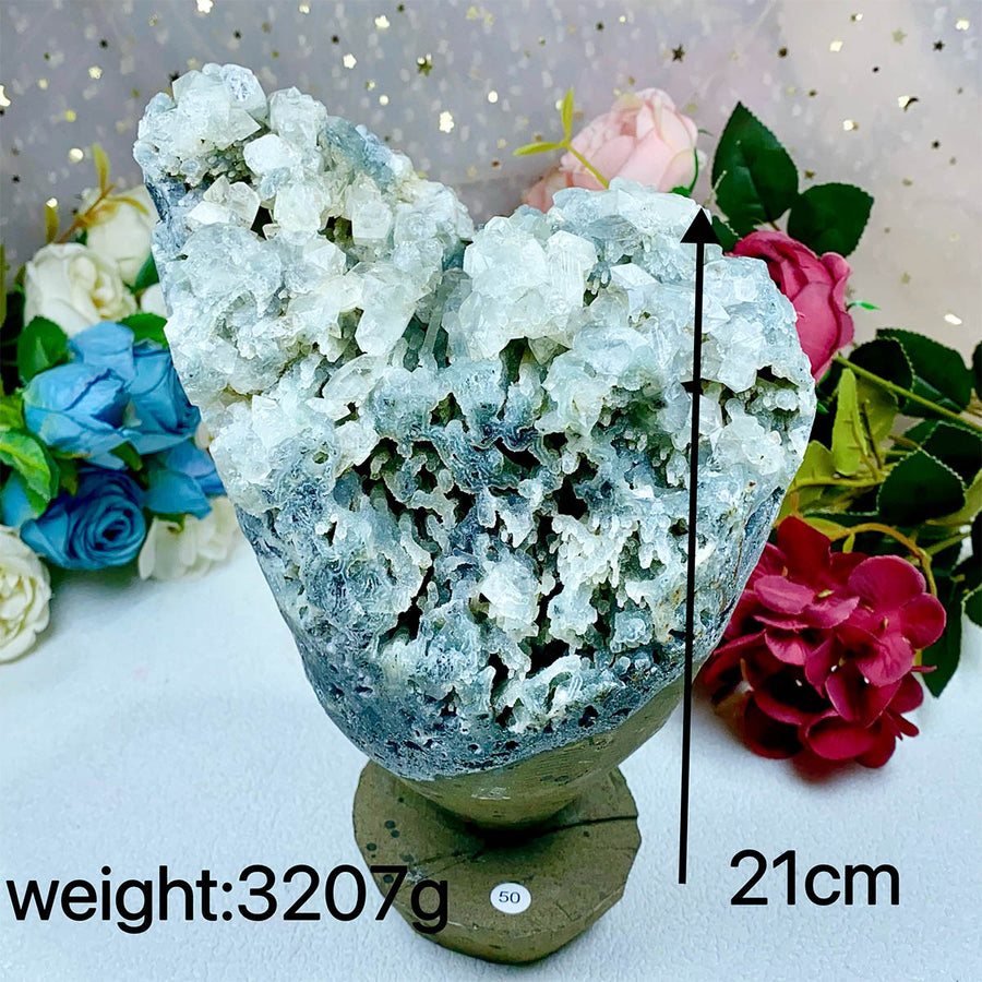 Apophyllite Crystal Mineral Specimen Freeform