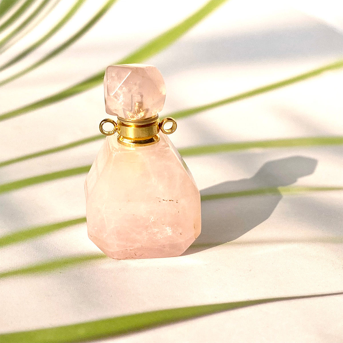 Crystal Perfume Bottle (Amethyst /Lapis Lazuli / Sunstone / Amazonite / Fluorite)