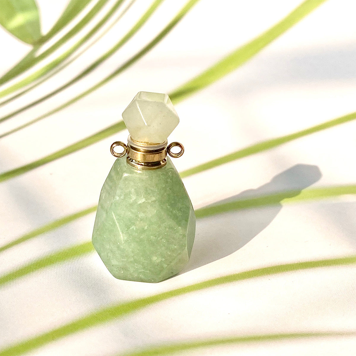 Crystal Perfume Bottle (Amethyst /Lapis Lazuli / Sunstone / Amazonite / Fluorite)