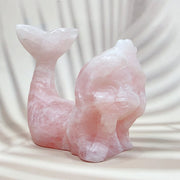 Hand Carved Crystal Mermaid