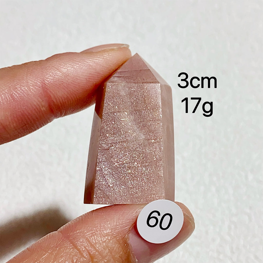 Natural Sunstone Crystal Tower