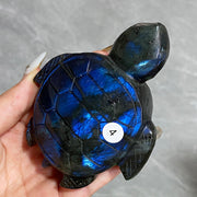 Blue Labradorite Crystal Sea Turtle