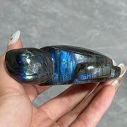 Blue Labradorite Crystal Sea Turtle