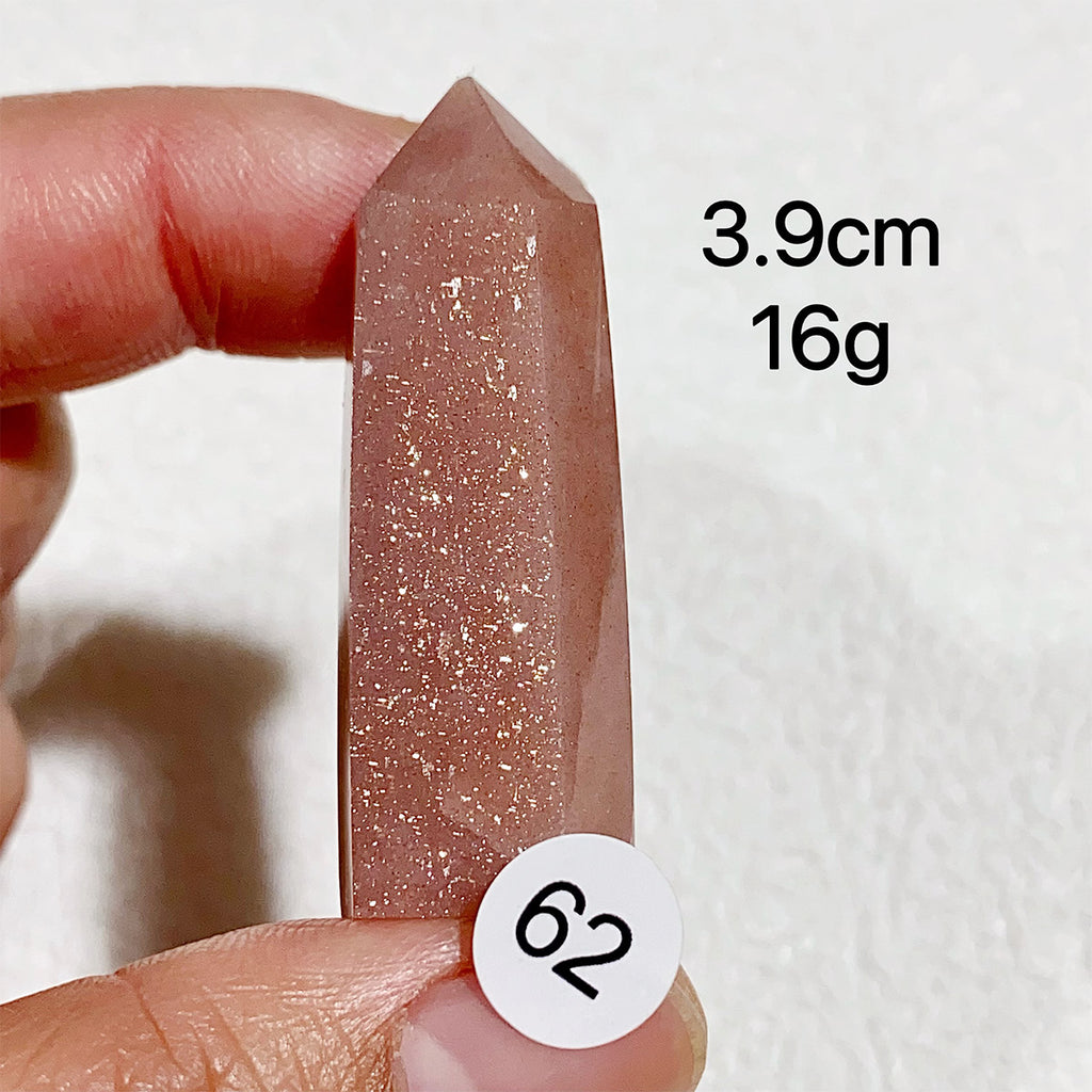 Natural Sunstone Crystal Tower