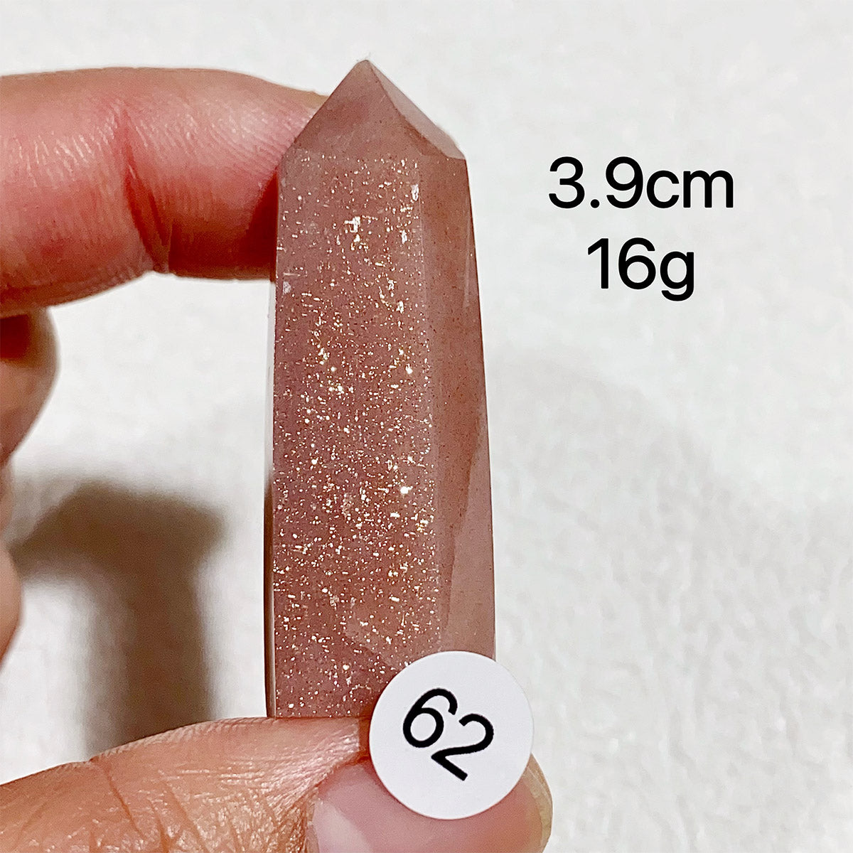 Natural Sunstone Crystal Tower