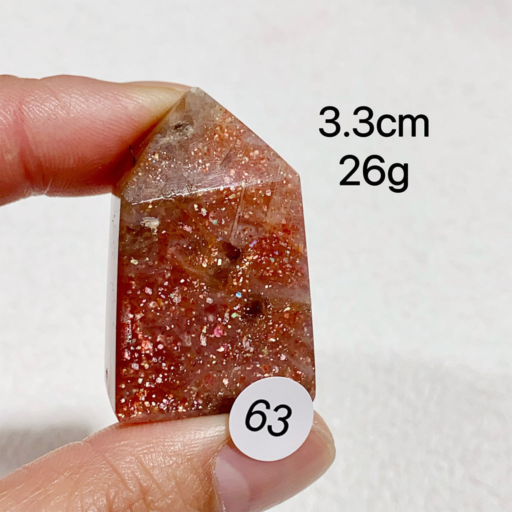 Natural Sunstone Crystal Tower