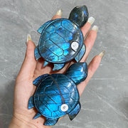 Blue Labradorite Crystal Sea Turtle
