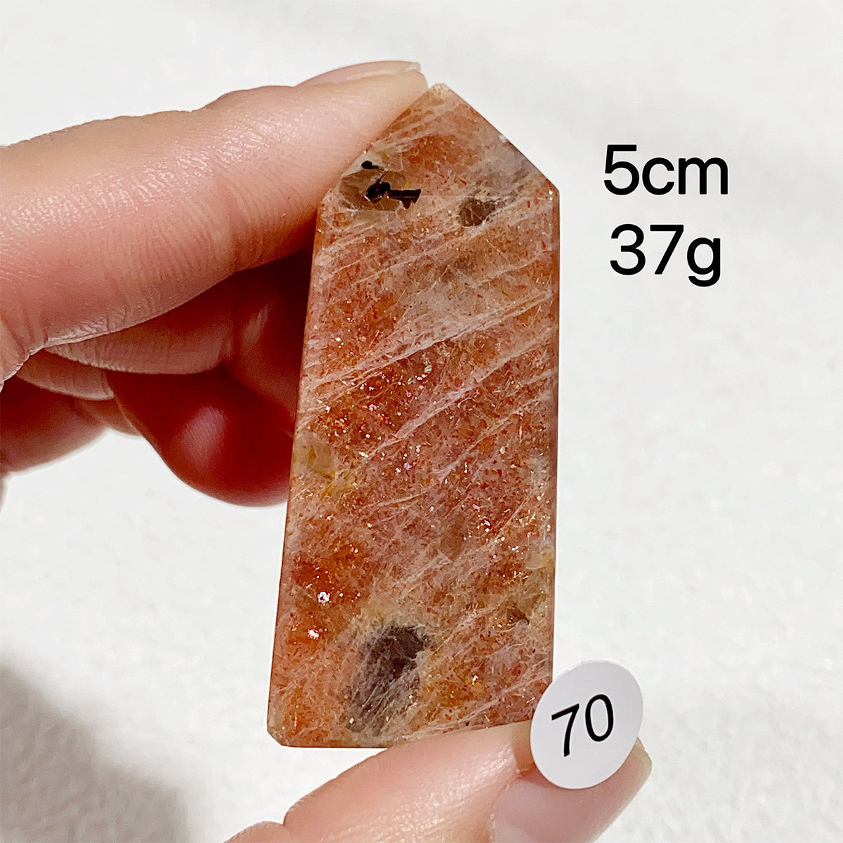 Natural Sunstone Crystal Tower