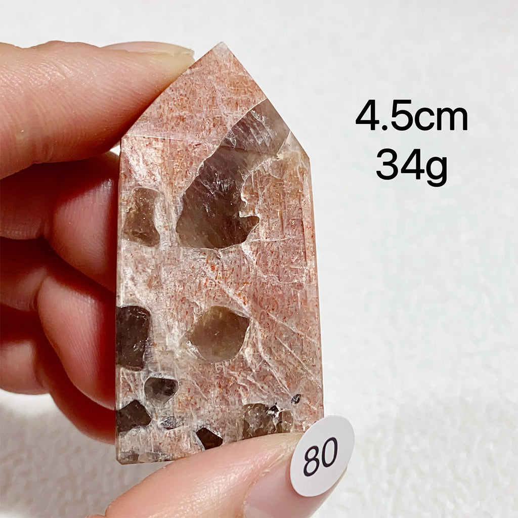 Natural Sunstone Crystal Tower