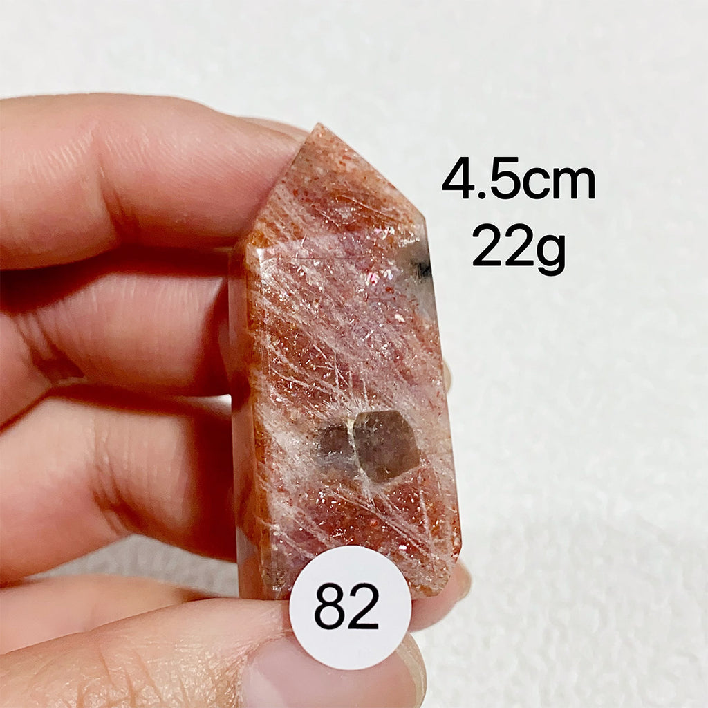 Natural Sunstone Crystal Tower