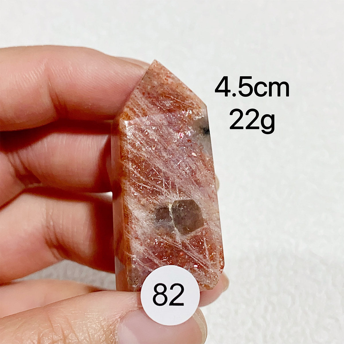 Natural Sunstone Crystal Tower