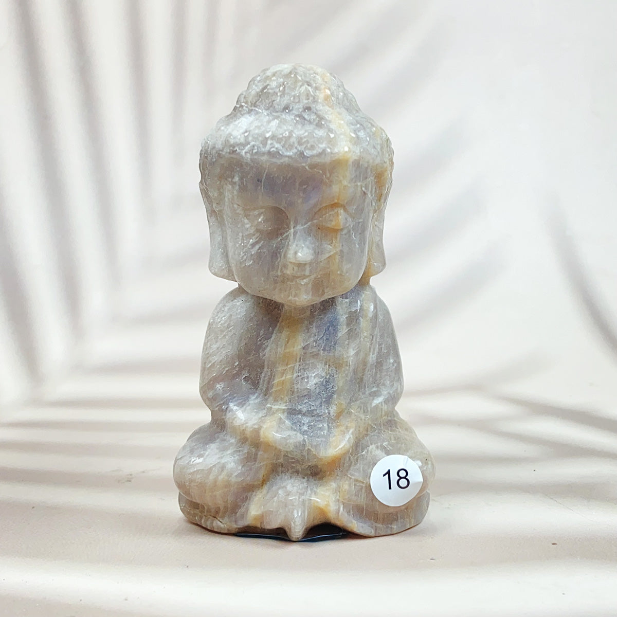 Crystals Baby Buddha Carved Spiritual Introspection Peace Reiki Healing Stone Home Decoration