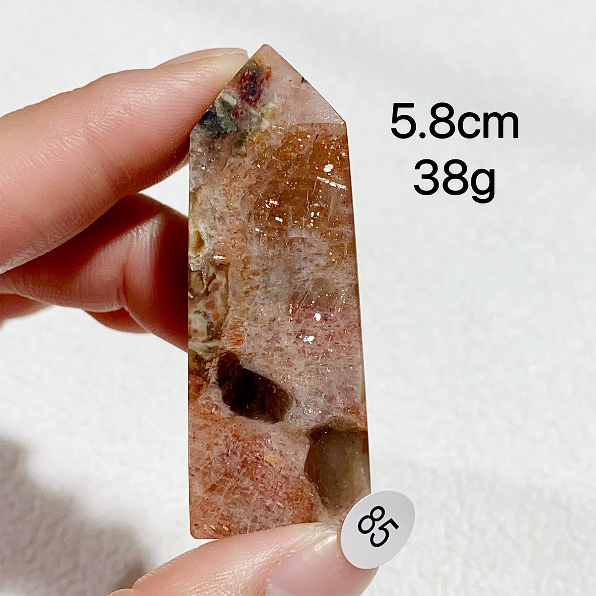 Natural Sunstone Crystal Tower