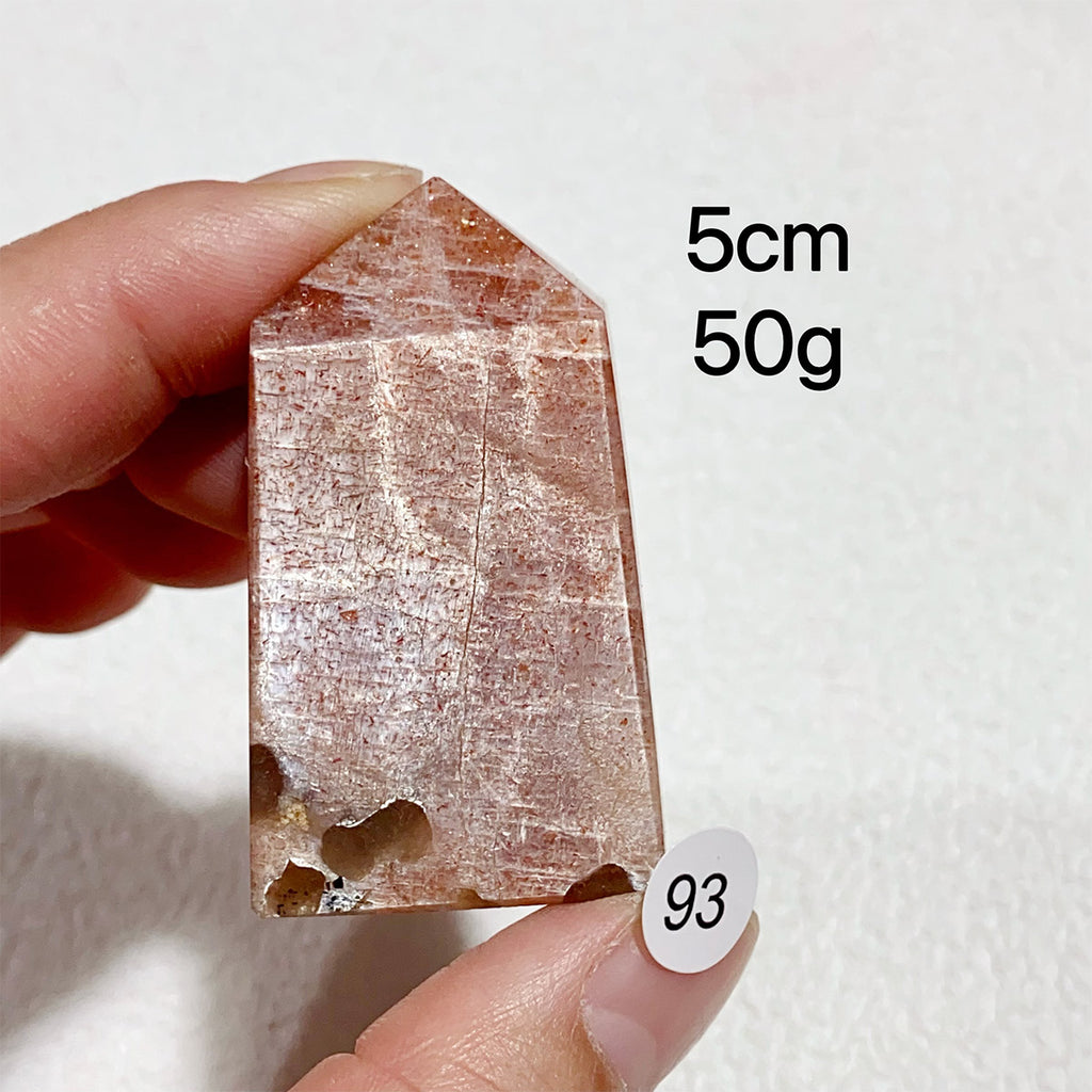 Natural Sunstone Crystal Tower