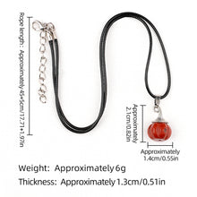 Load image into Gallery viewer, Natural Crystal, Halloween Witch Hat, Pumpkin Pendant