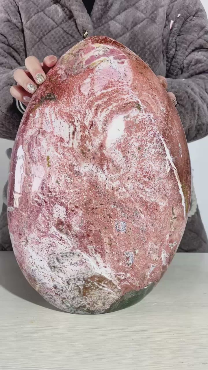 High Quality Natural Pink/Colorful Ocean Jasper Free Form