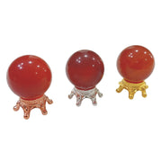 Mini Size Crown Crystal Sphere Stand