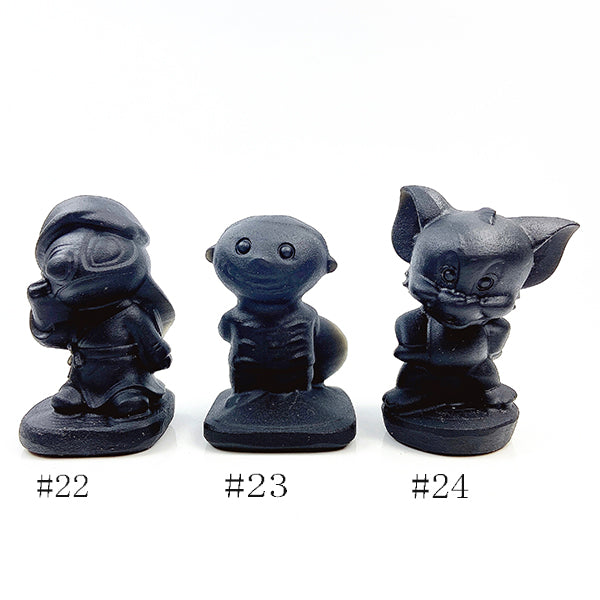 Natural Obsidian Carving Anime Cartoon Character The Office Free From