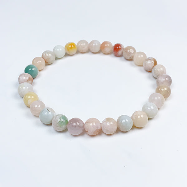 Flower Agate Bracelet