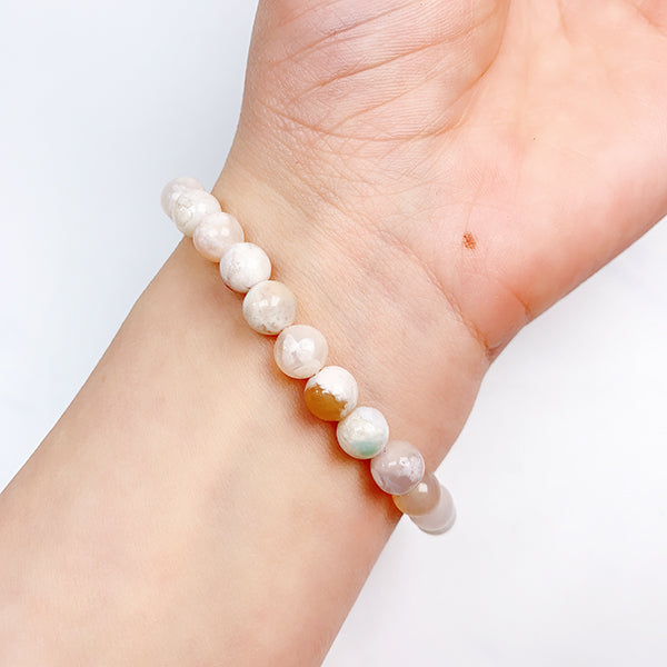 Flower Agate Bracelet