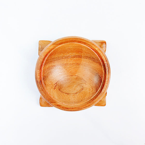 Beautiful Wood Sphere Stand