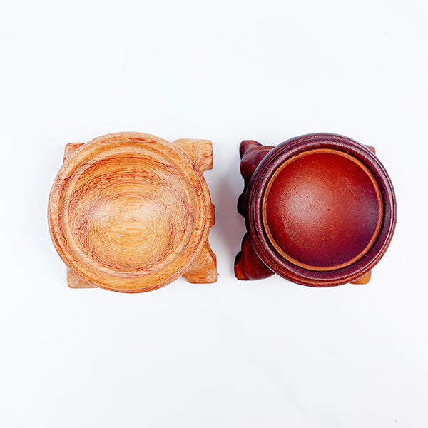 Beautiful Wood Sphere Stand